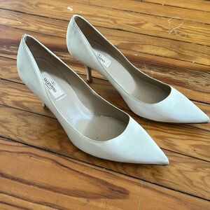 Valentino White pumps